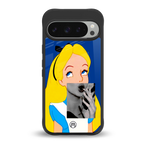 wonderland treat back phone cover | glass case for google pixel 9 pro xl
