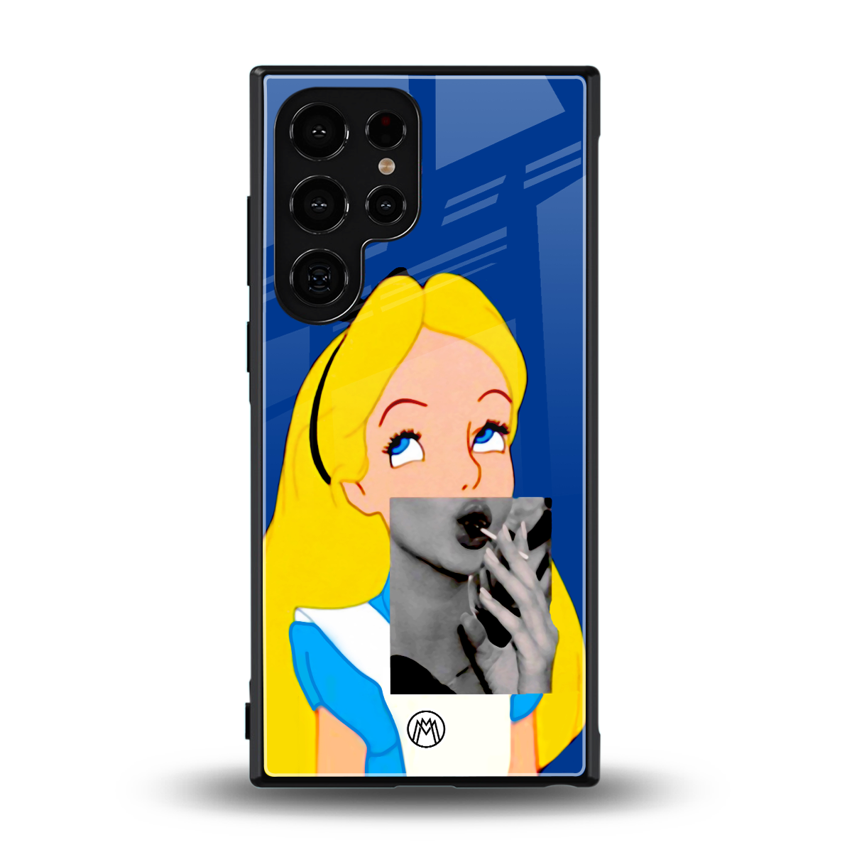 wonderland treat back phone cover | glass case for samsung galaxy s23 ultra