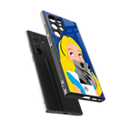 wonderland treat back phone cover | glass case for samsung galaxy s23 ultra