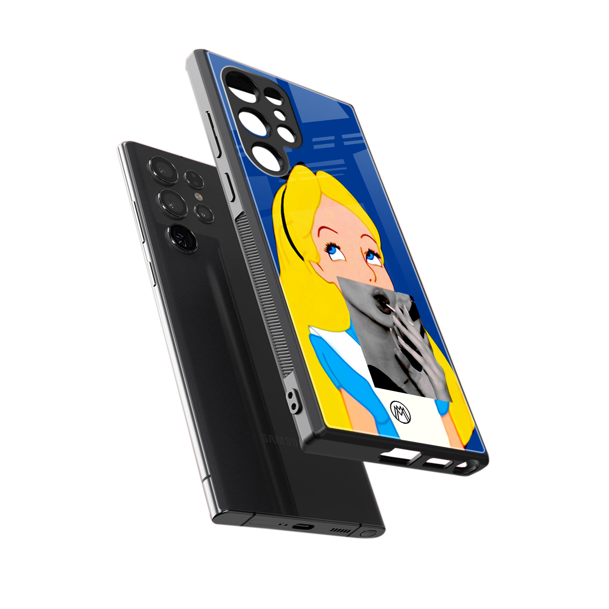 wonderland treat back phone cover | glass case for samsung galaxy s23 ultra