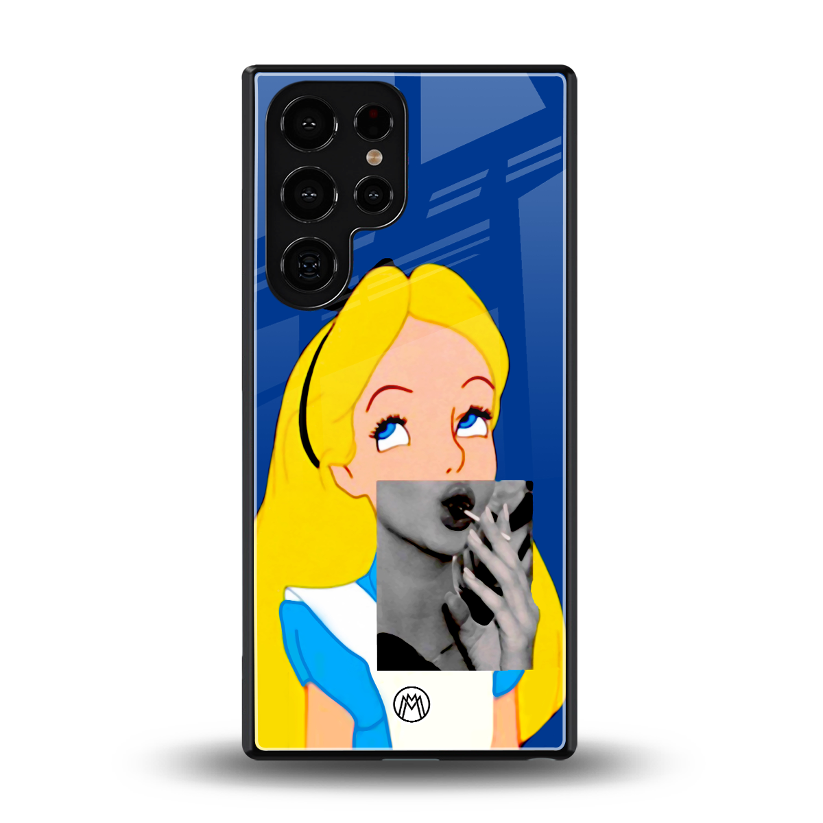wonderland treat back phone cover | glass case for samsung galaxy s25 ultra