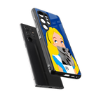 wonderland treat back phone cover | glass case for samsung galaxy s25 ultra