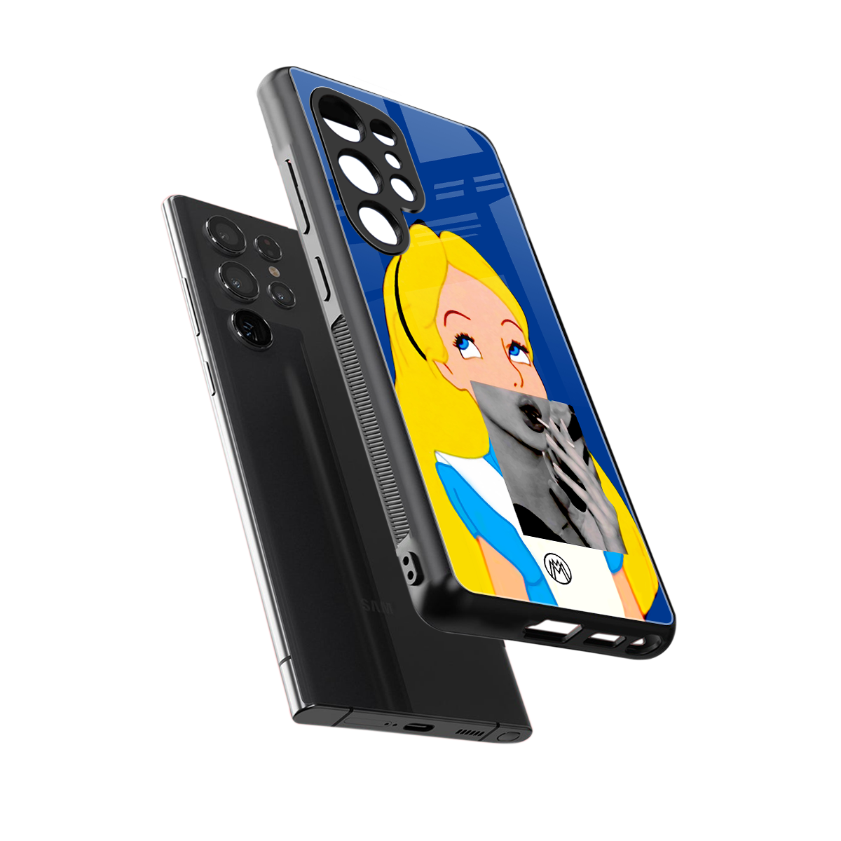 wonderland treat back phone cover | glass case for samsung galaxy s25 ultra