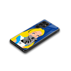 wonderland treat back phone cover | glass case for samsung galaxy s25 ultra