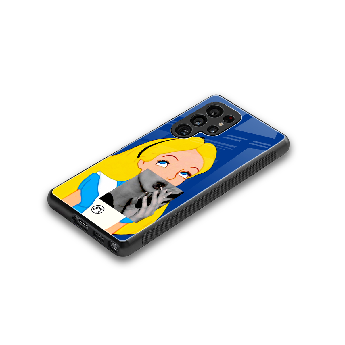 wonderland treat back phone cover | glass case for samsung galaxy s25 ultra