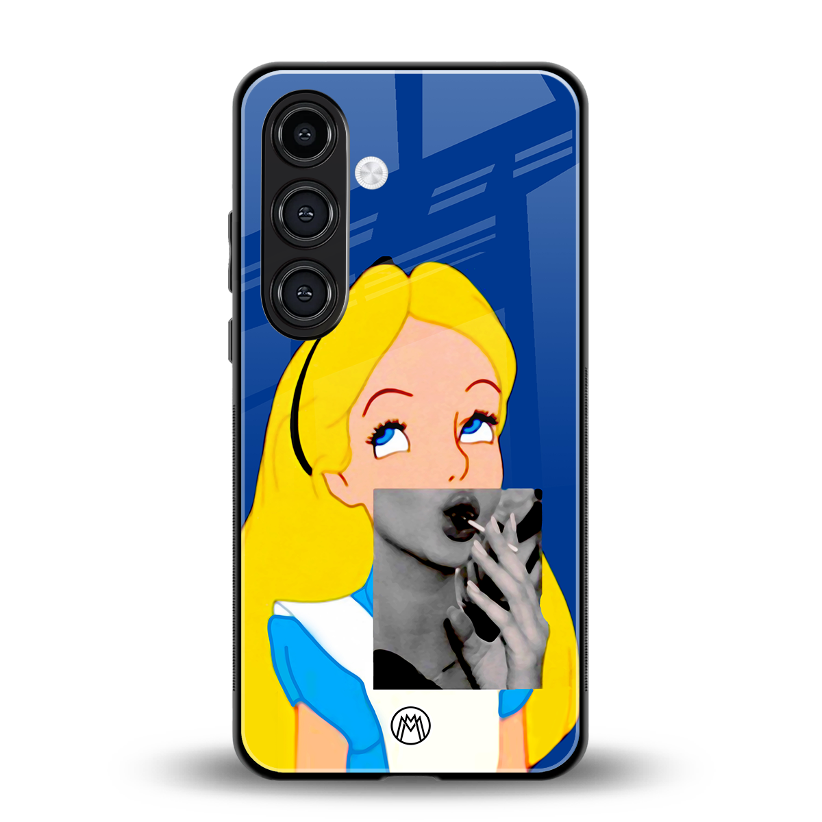 wonderland treat back phone cover | glass case for samsung galaxy s25 plus