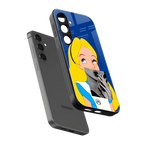 wonderland treat back phone cover | glass case for samsung galaxy s24