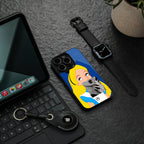 wonderland treat back phone cover | glass case for iphone 15 pro max