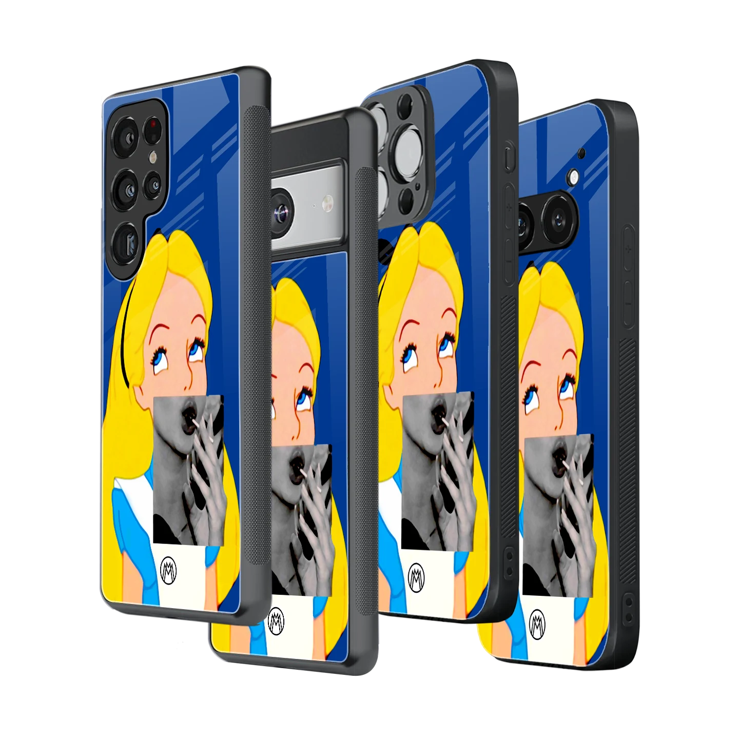 Stylish Glass Back Case for All Smartphones – iPhone, Samsung, OnePlus, Pixel, Redmi, Oppo, Vivo, Motorola