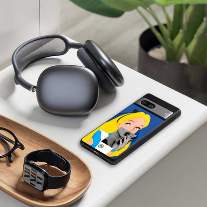 wonderland treat back phone cover | glass case for oneplus nord 4
