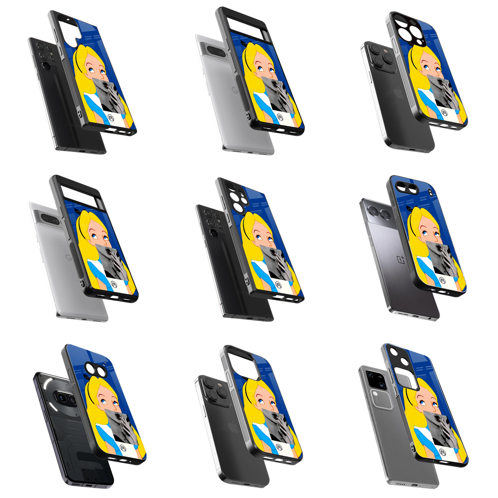 Durable Glass Back Mobile Case for iPhone, Samsung, OnePlus, Google Pixel, Redmi, Vivo, Oppo