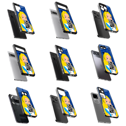 Durable Glass Back Mobile Case for iPhone, Samsung, OnePlus, Google Pixel, Redmi, Vivo, Oppo