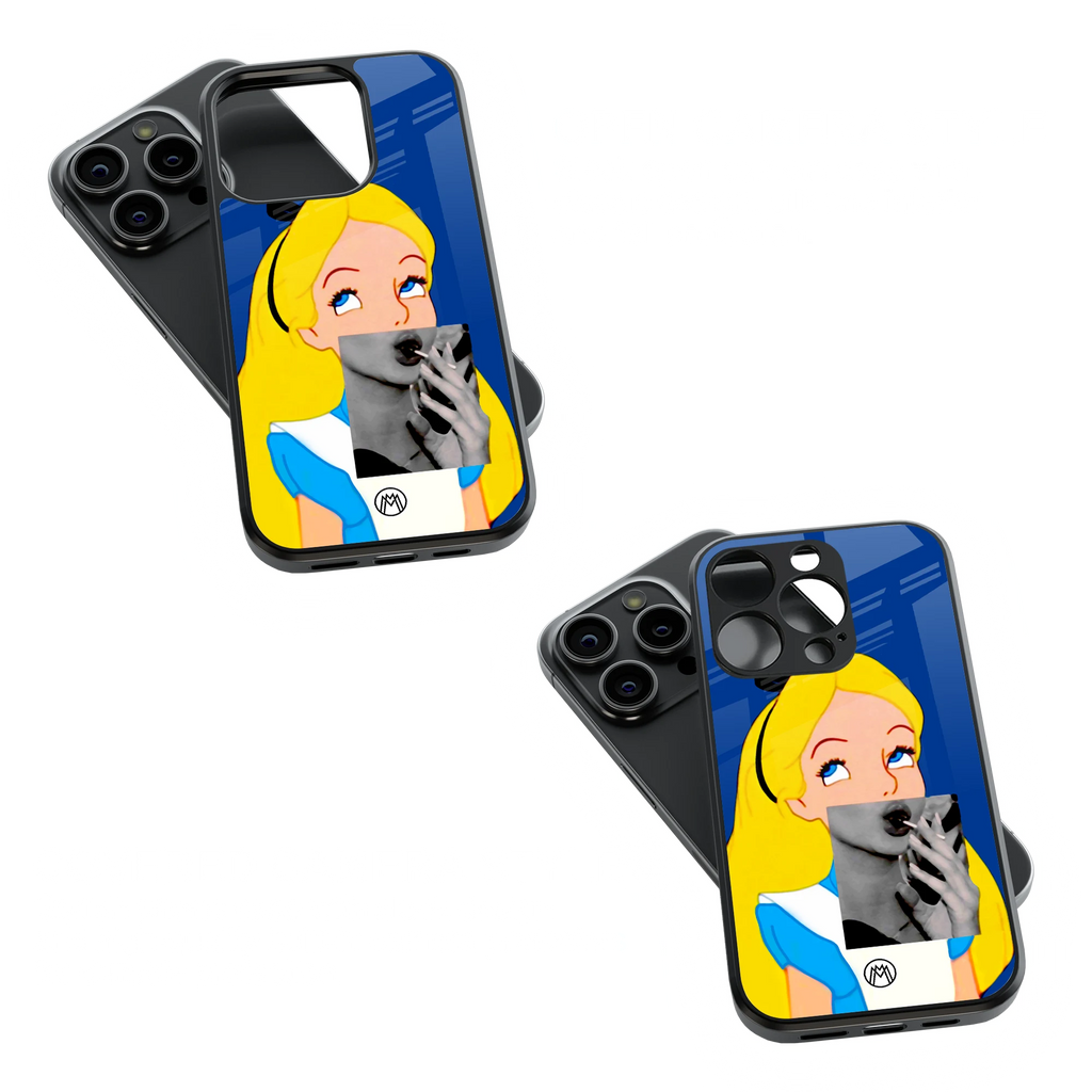 Trendy Glass Back Mobile Case for iPhone, Samsung, Redmi, OnePlus, Google Pixel, Motorola