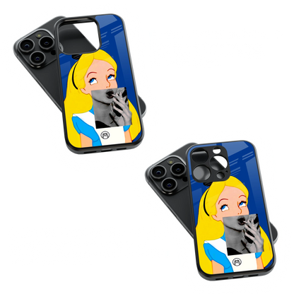 Trendy Glass Back Mobile Case for iPhone, Samsung, Redmi, OnePlus, Google Pixel, Motorola