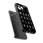 work hard play hard back phone cover | glass case for iphone 14 pro max