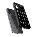 work hard play hard back phone cover | glass case for nothing phone 1