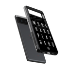 work hard play hard back phone cover | glass case for google pixel 6