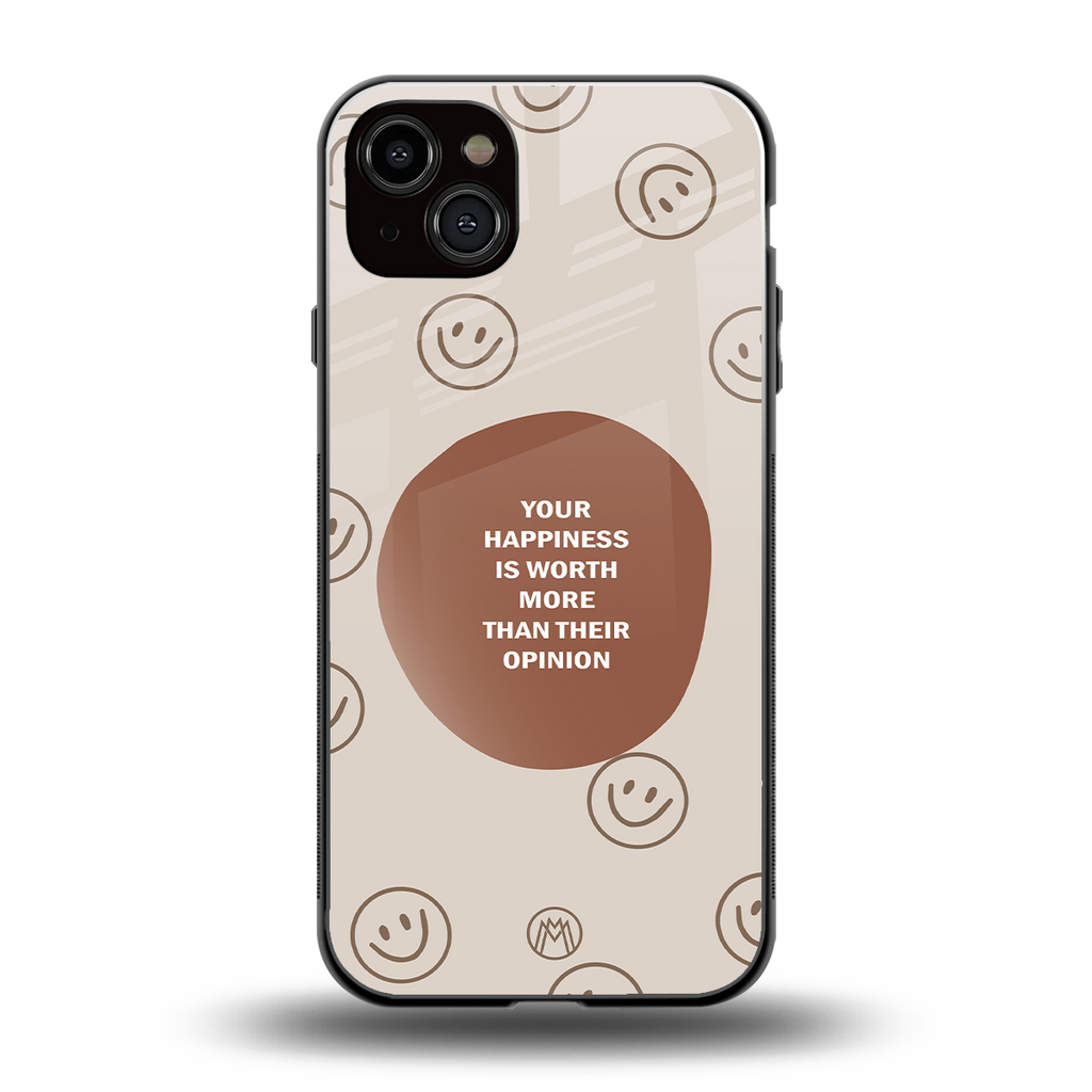 worth back phone cover | glass case for iphone 14 plus