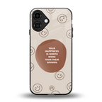 worth back phone cover | glass case for iphone 16 plus