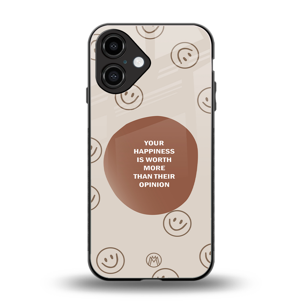 worth back phone cover | glass case for iphone 16