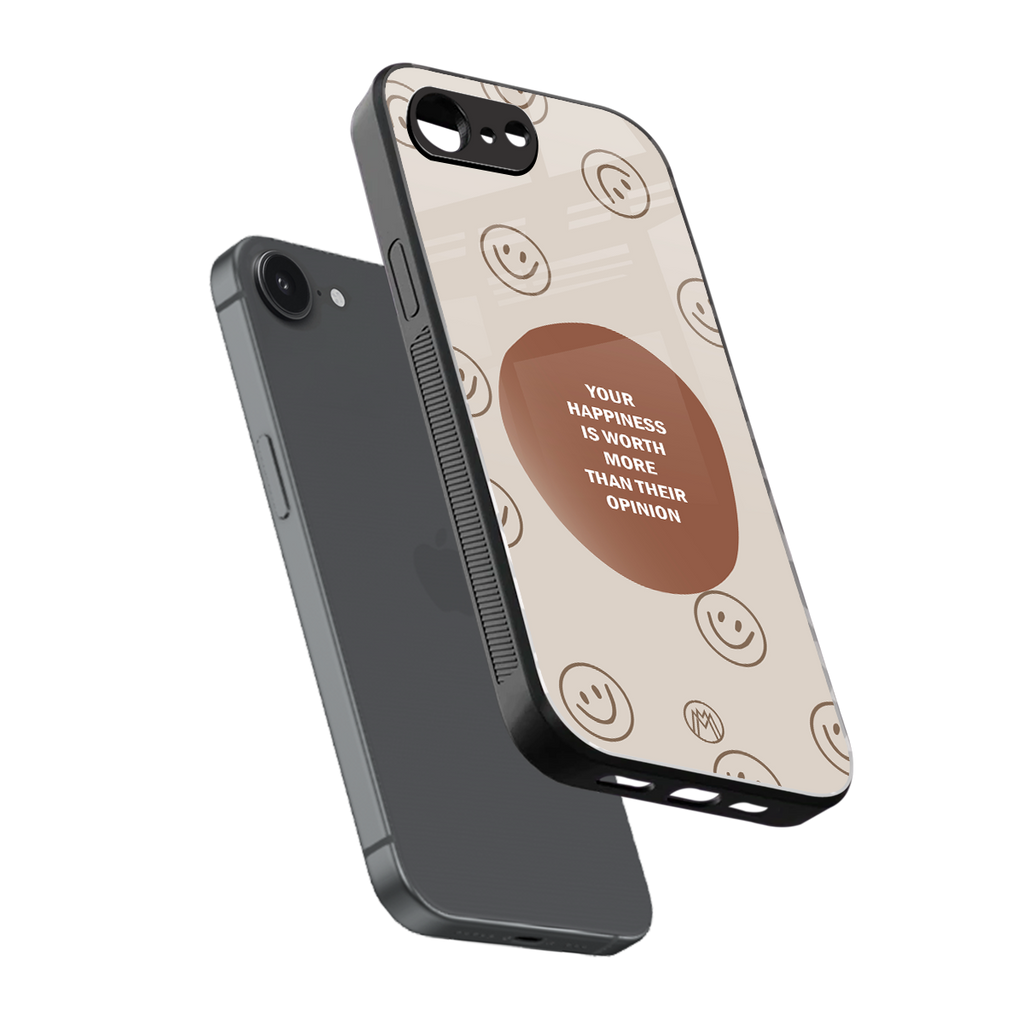 worth back phone cover | glass case for iphone 16e