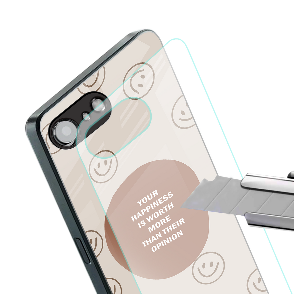 worth back phone cover | glass case for iphone 16e