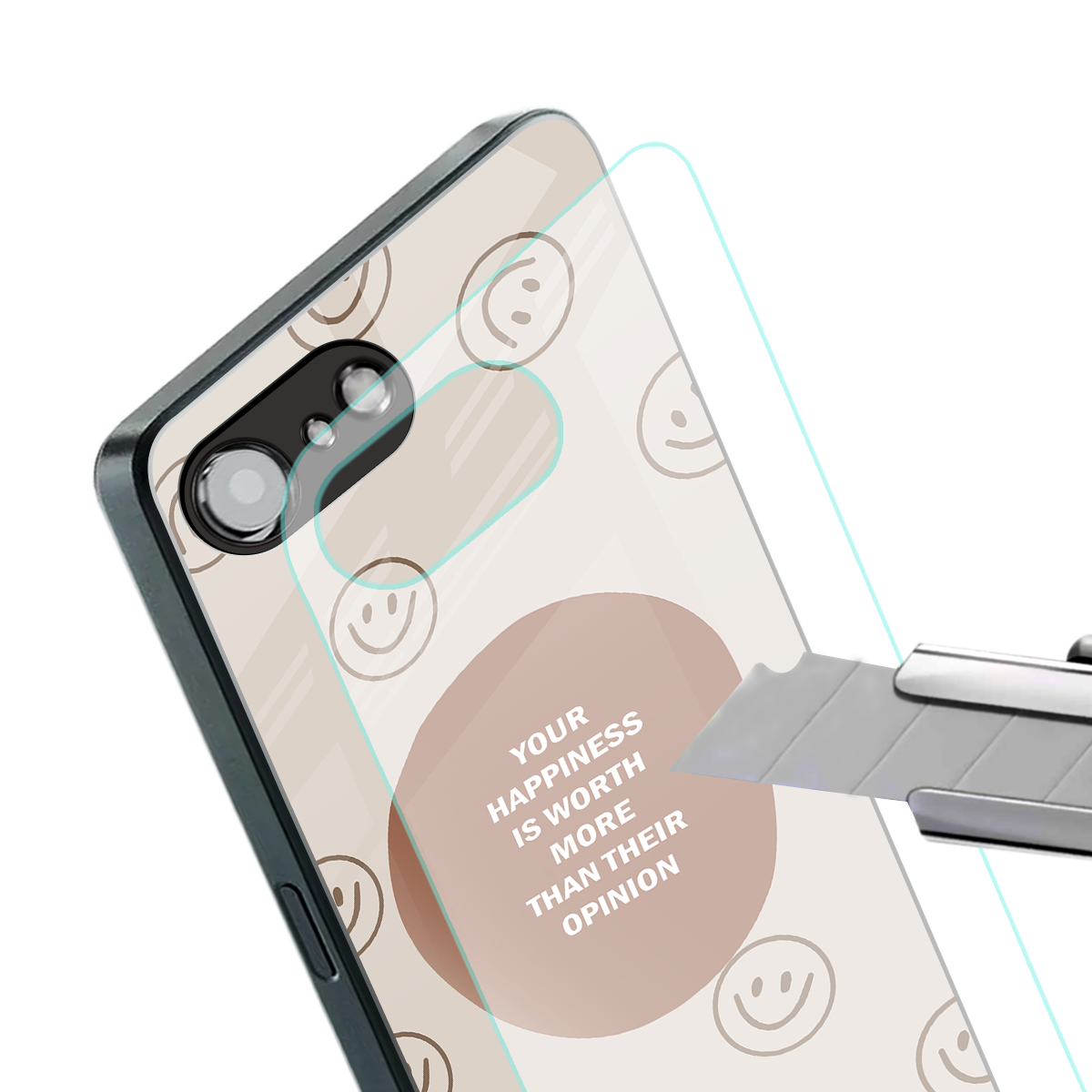 worth back phone cover | glass case for iphone 16e