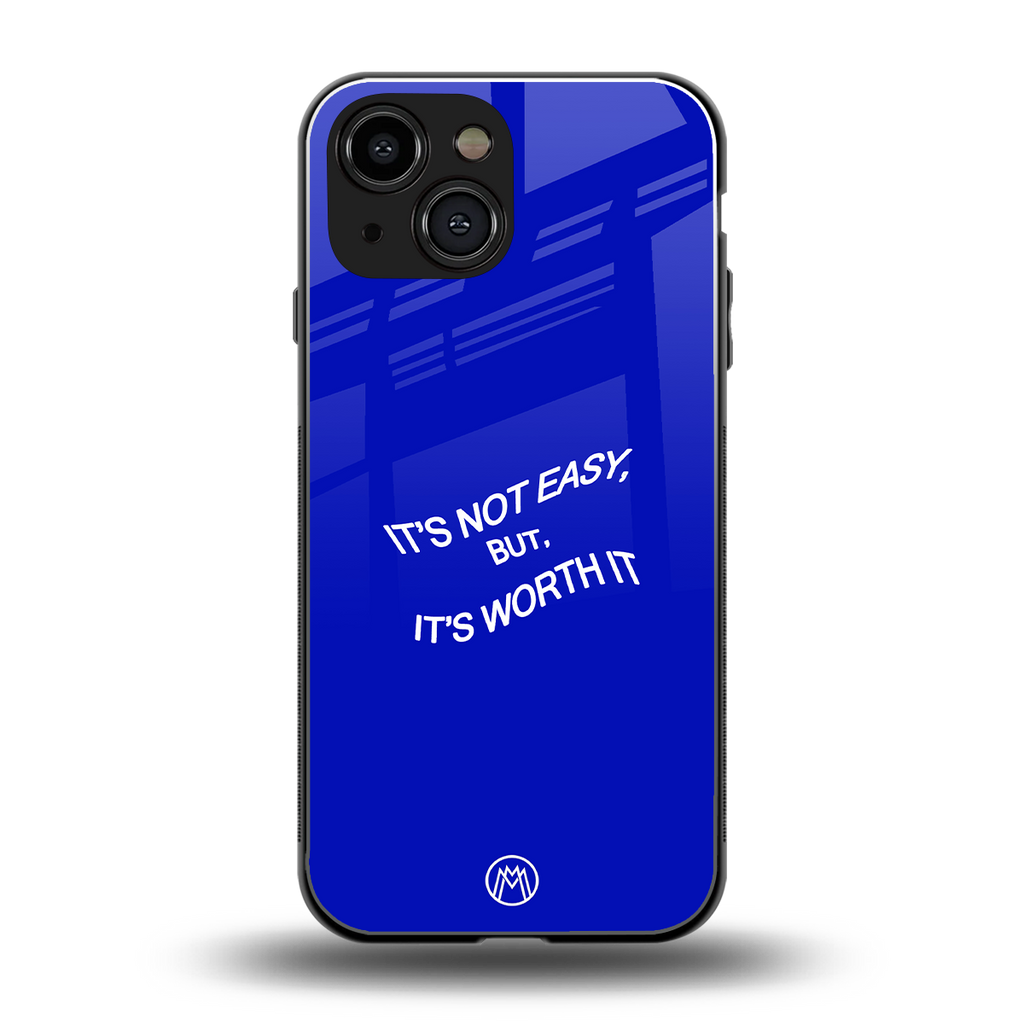 worth it back phone cover | glass case for iphone 13 mini