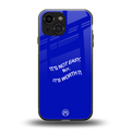 worth it back phone cover | glass case for iphone 13 mini