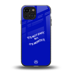 worth it back phone cover | glass case for iphone 13 mini