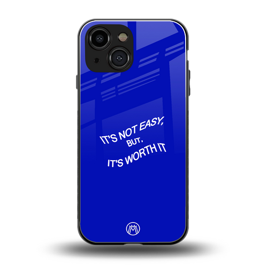 worth it back phone cover | glass case for iphone 13 mini
