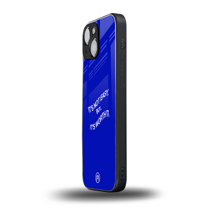 worth it back phone cover | glass case for iphone 13 mini