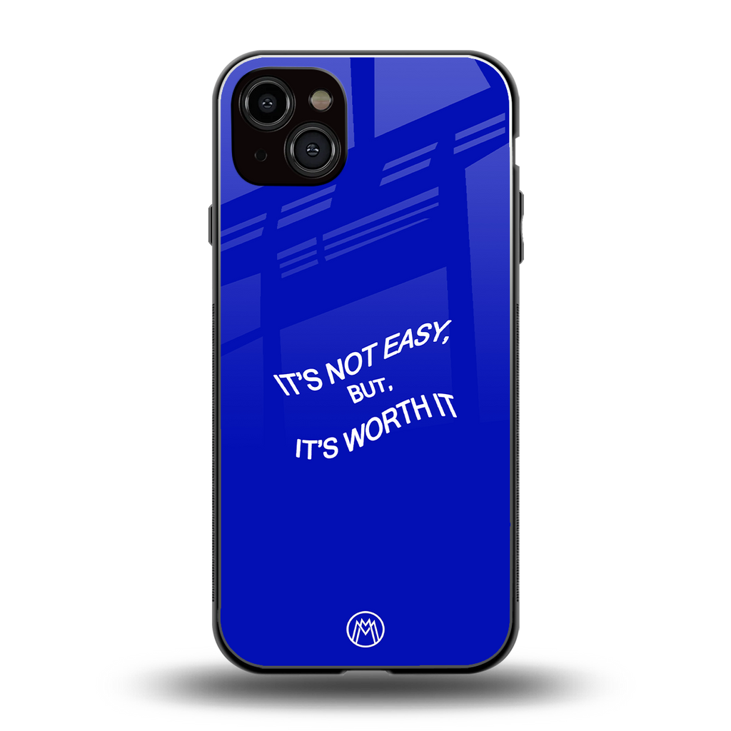 worth it back phone cover | glass case for iphone 14 plus