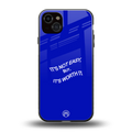 worth it back phone cover | glass case for iphone 14 plus