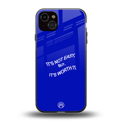 worth it back phone cover | glass case for iphone 14 plus
