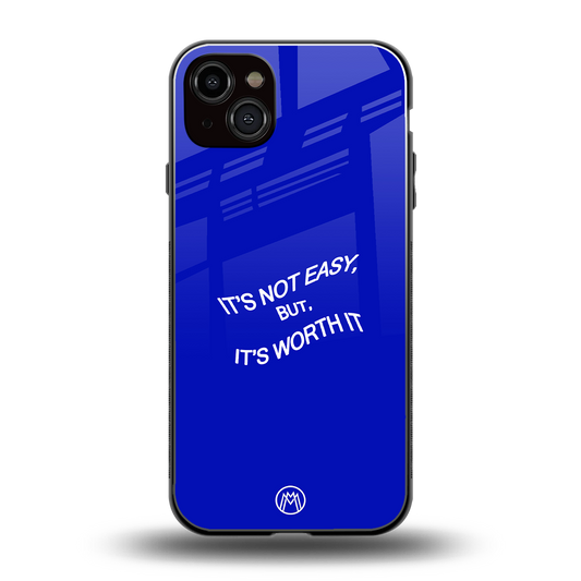 worth it back phone cover | glass case for iphone 14 plus