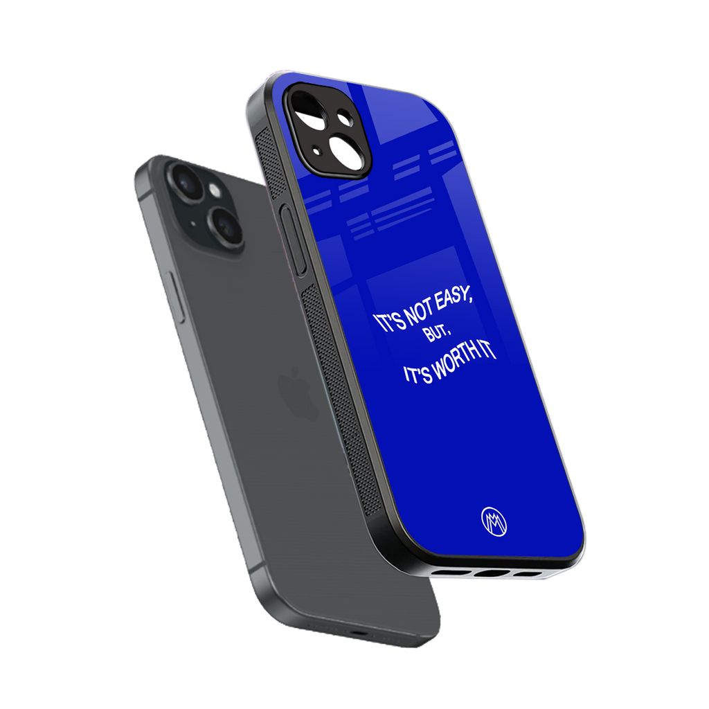worth it back phone cover | glass case for iphone 15 plus