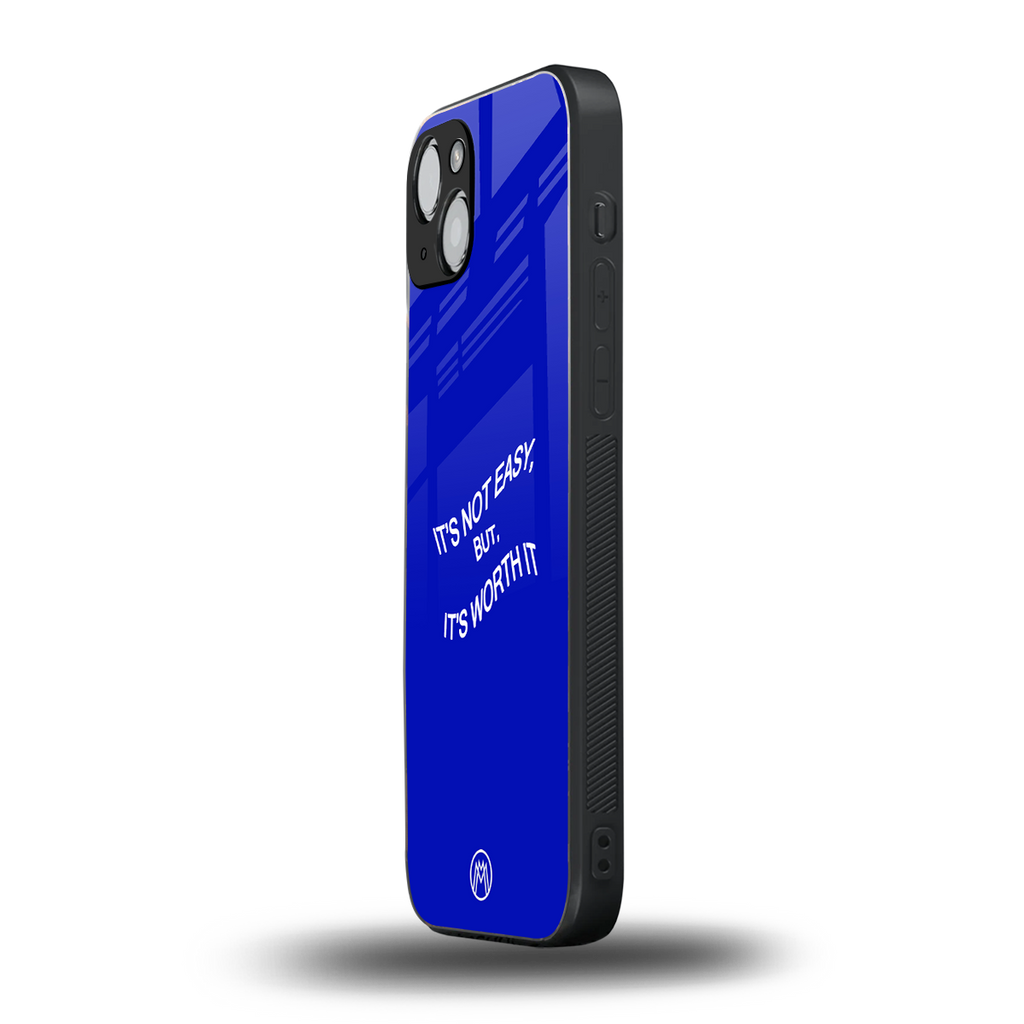 worth it back phone cover | glass case for iphone 15 plus