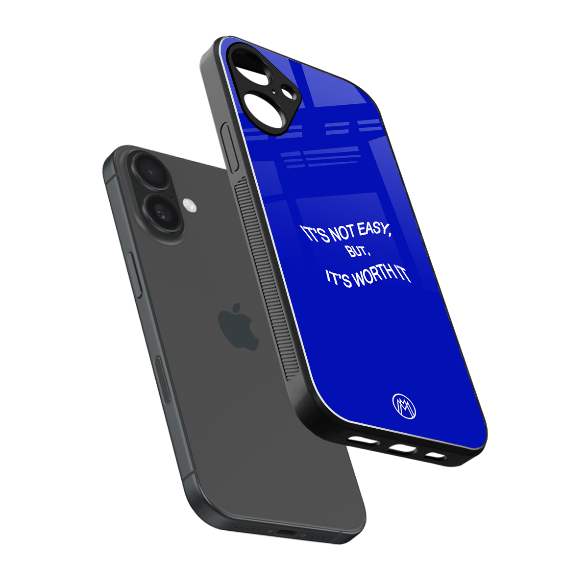 worth it back phone cover | glass case for iphone 16 plus