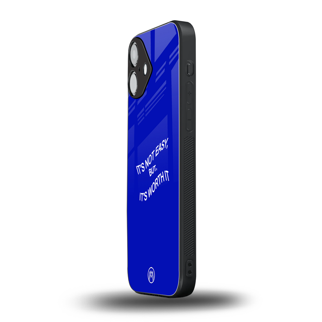 worth it back phone cover | glass case for iphone 16 plus