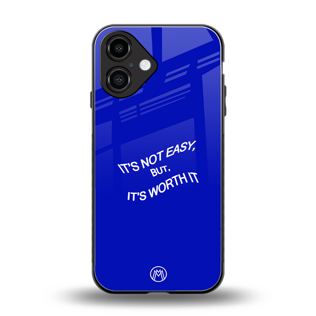 worth it back phone cover | glass case for iphone 16