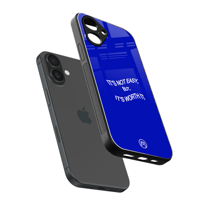worth it back phone cover | glass case for iphone 16
