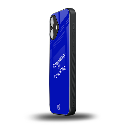 worth it back phone cover | glass case for iphone 16