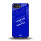 worth it back phone cover | glass case for iphone 16e