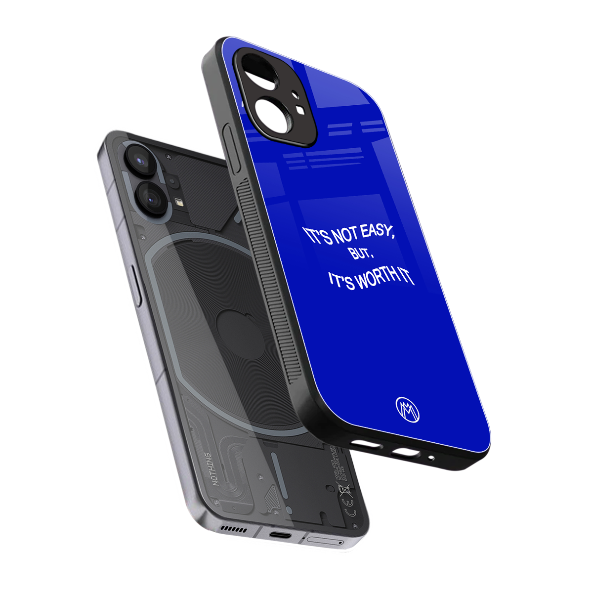 worth it back phone cover | glass case for nothing phone 1