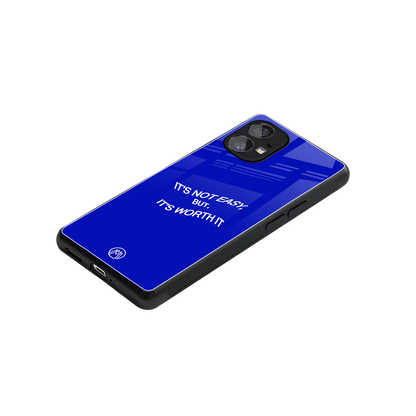 worth it back phone cover | glass case for nothing phone 1