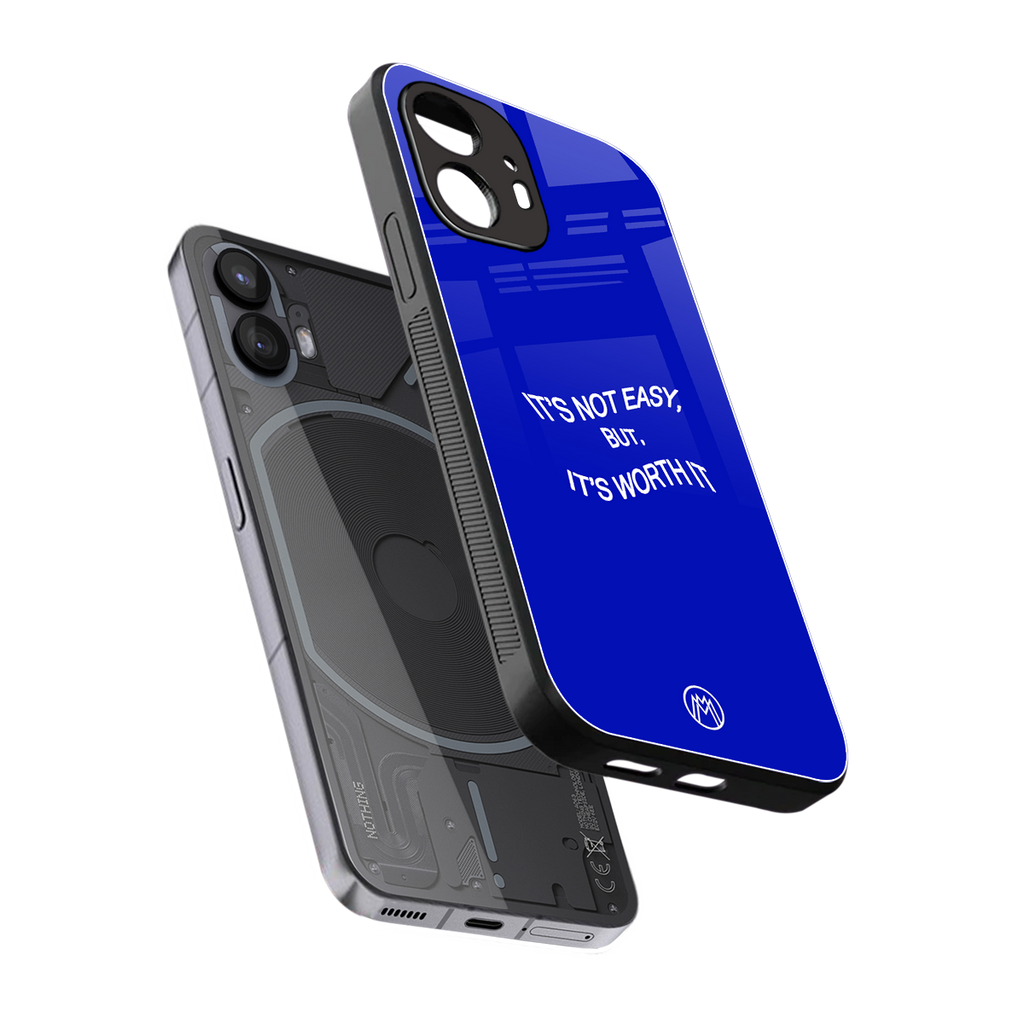 worth it back phone cover | glass case for nothing phone 2