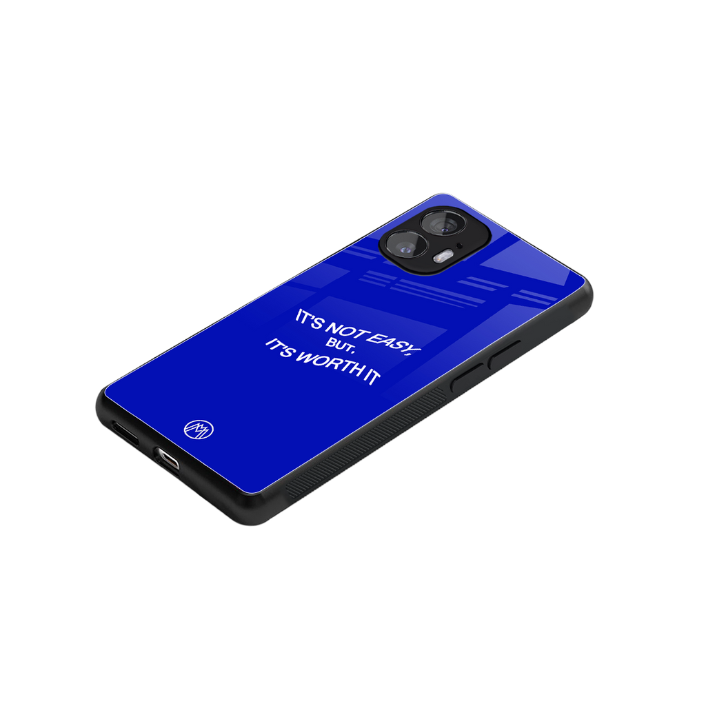 worth it back phone cover | glass case for nothing phone 2