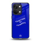 worth it back phone cover | glass case for oneplus nord 3
