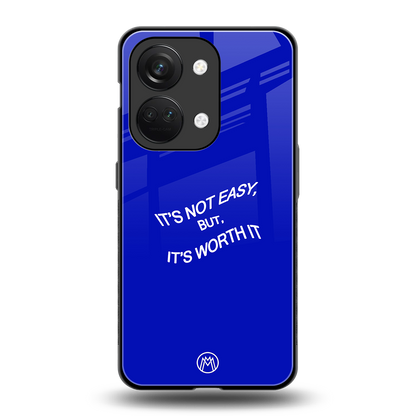 worth it back phone cover | glass case for oneplus nord 3
